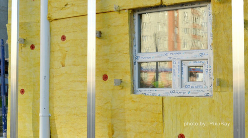 Rock wool for thermal insulation of buildings